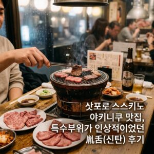 ai thumbnail photography 삿포로 스스키노 야키니쿠 맛집 특수부위가 인상적이었던 胤舌신탄 후기 1787352473