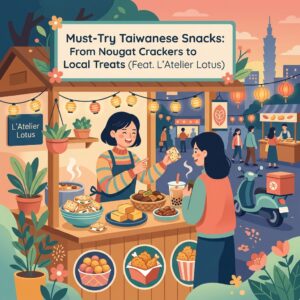 ai thumbnail illustration Must Try Taiwanese Snacks From Nougat Crackers to Local Treats Feat. LAtelier Lotus 1788231569